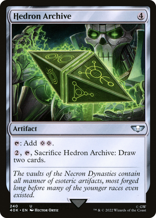 Hedron Archive (40K-240) [Warhammer 40,000 Commander] MTG Single Wizards of the Coast