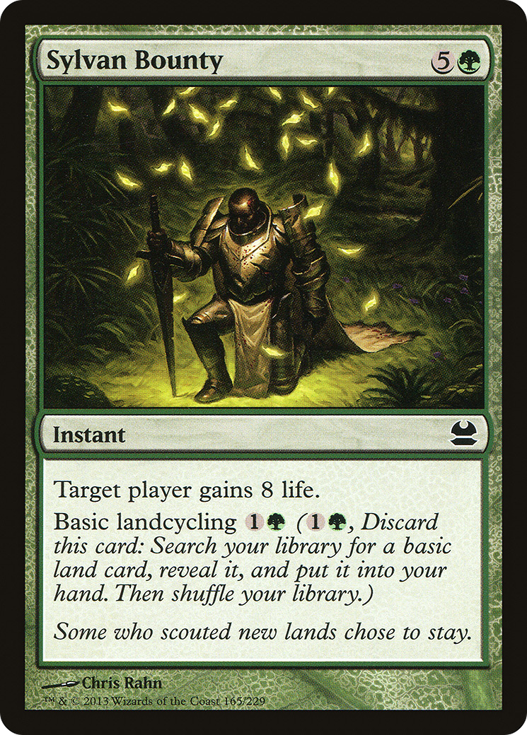 Sylvan Bounty (MMA-165) [Modern Masters] Foil MTG Single Modern Masters