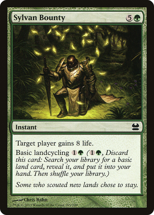 Sylvan Bounty (MMA-165) [Modern Masters] Foil MTG Single Modern Masters