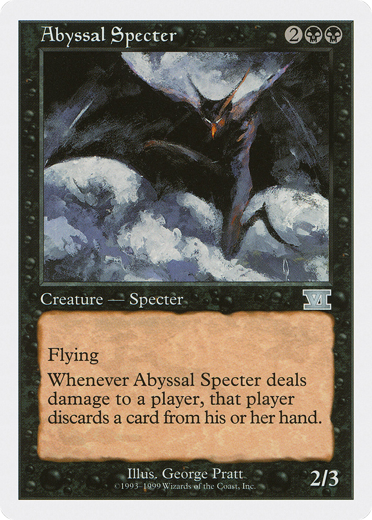Abyssal Specter (BRB-) [Misc] Battle Royale Box Set MTG Single Wizards of the Coast