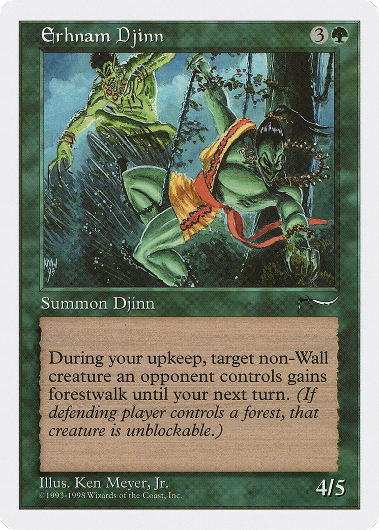 Erhnam Djinn (ATH-051) [Anthologies] MTG Single Wizards of the Coast