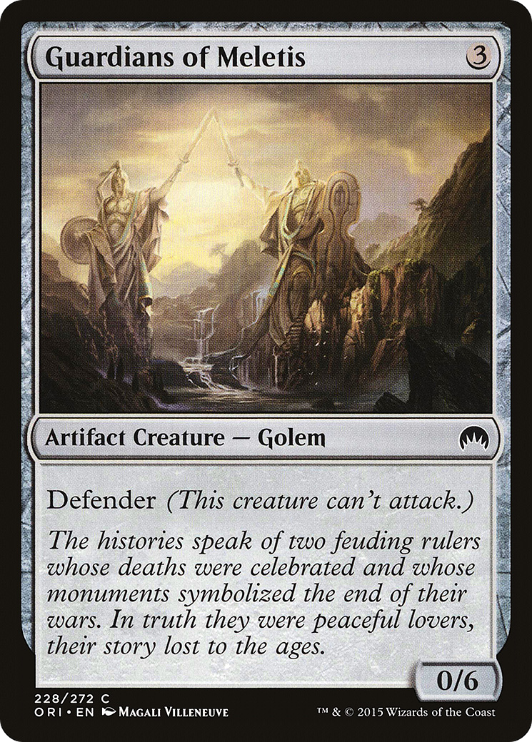 Guardians of Meletis (ORI-228) [Magic Origins] Foil MTG Single Wizards of the Coast