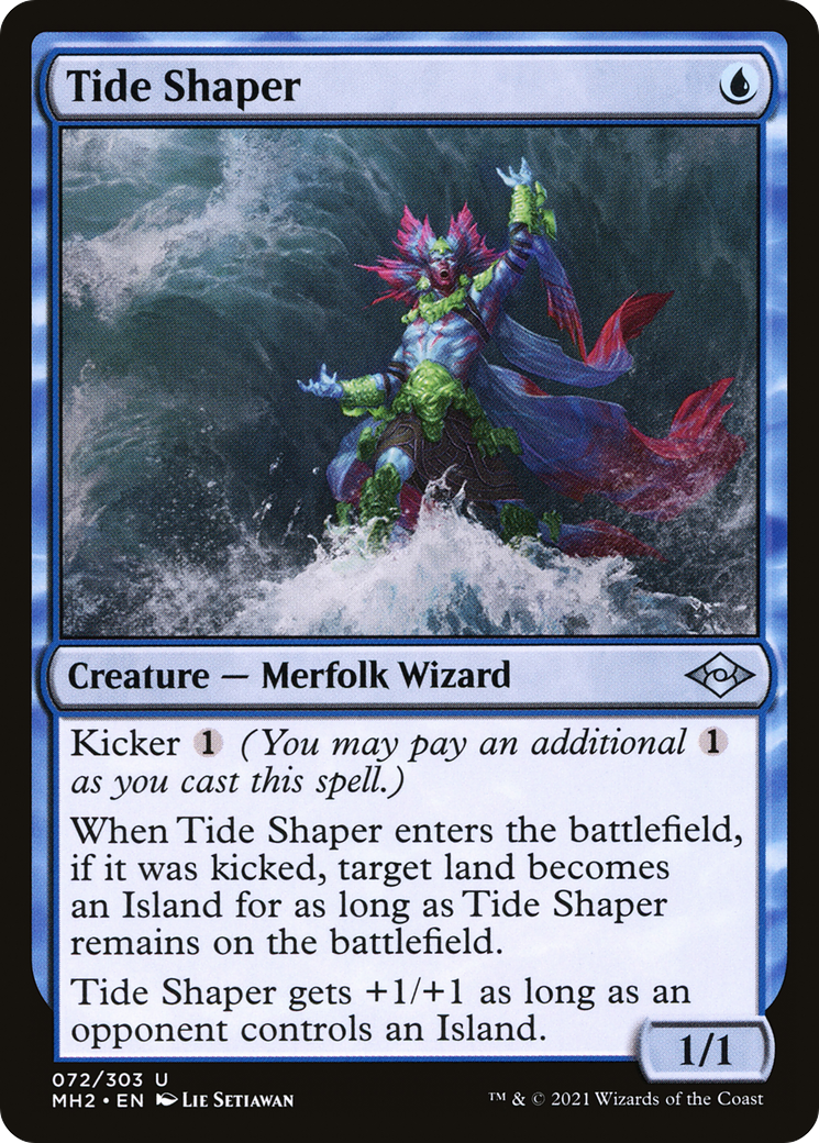 Tide Shaper (MH2-072) [Modern Horizons 2] Foil MTG Single Modern Horizons 2