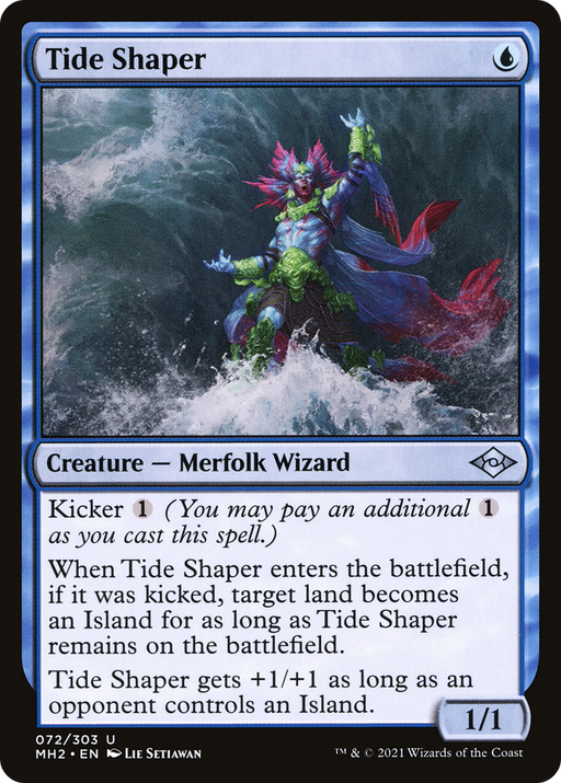 Tide Shaper (MH2-072) [Modern Horizons 2] Foil MTG Single Modern Horizons 2
