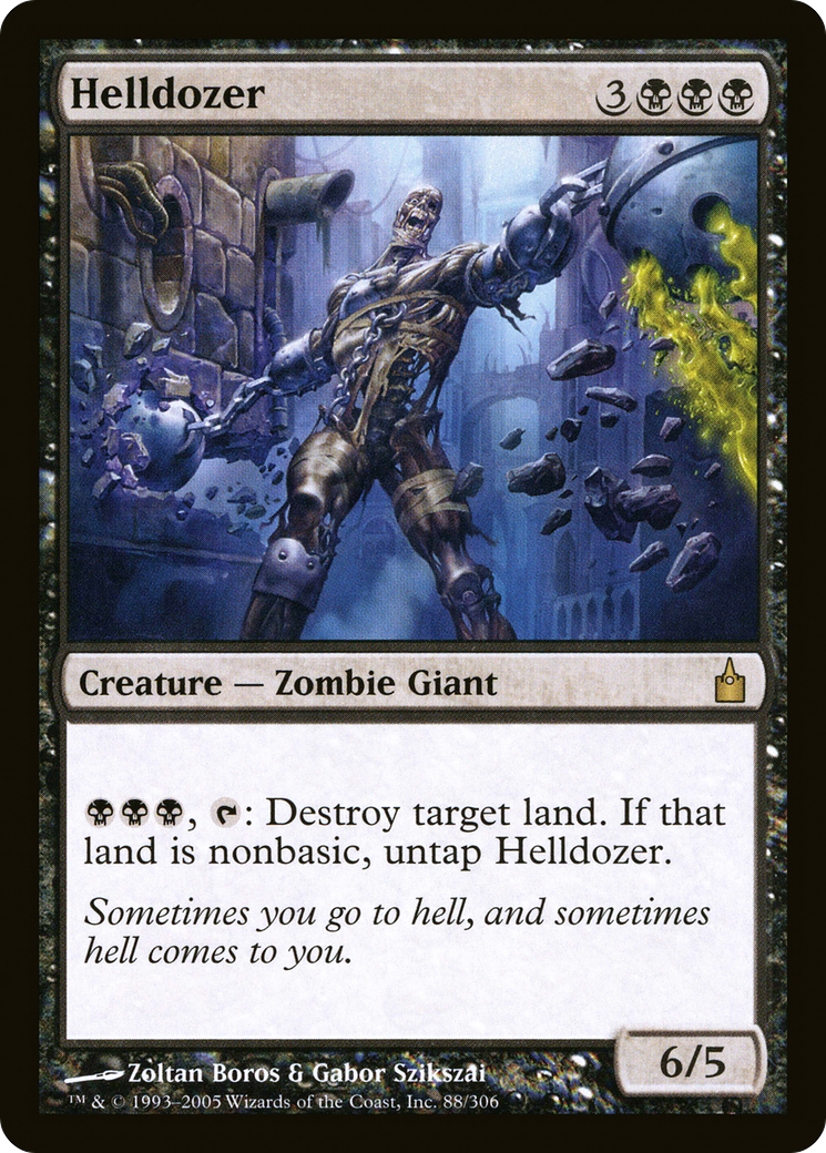 Helldozer (RAV-088) [Ravnica: City of Guilds] Foil MTG Single Wizards of the Coast