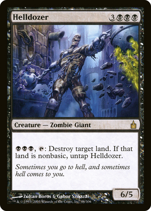 Helldozer (RAV-088) [Ravnica: City of Guilds] Foil MTG Single Wizards of the Coast
