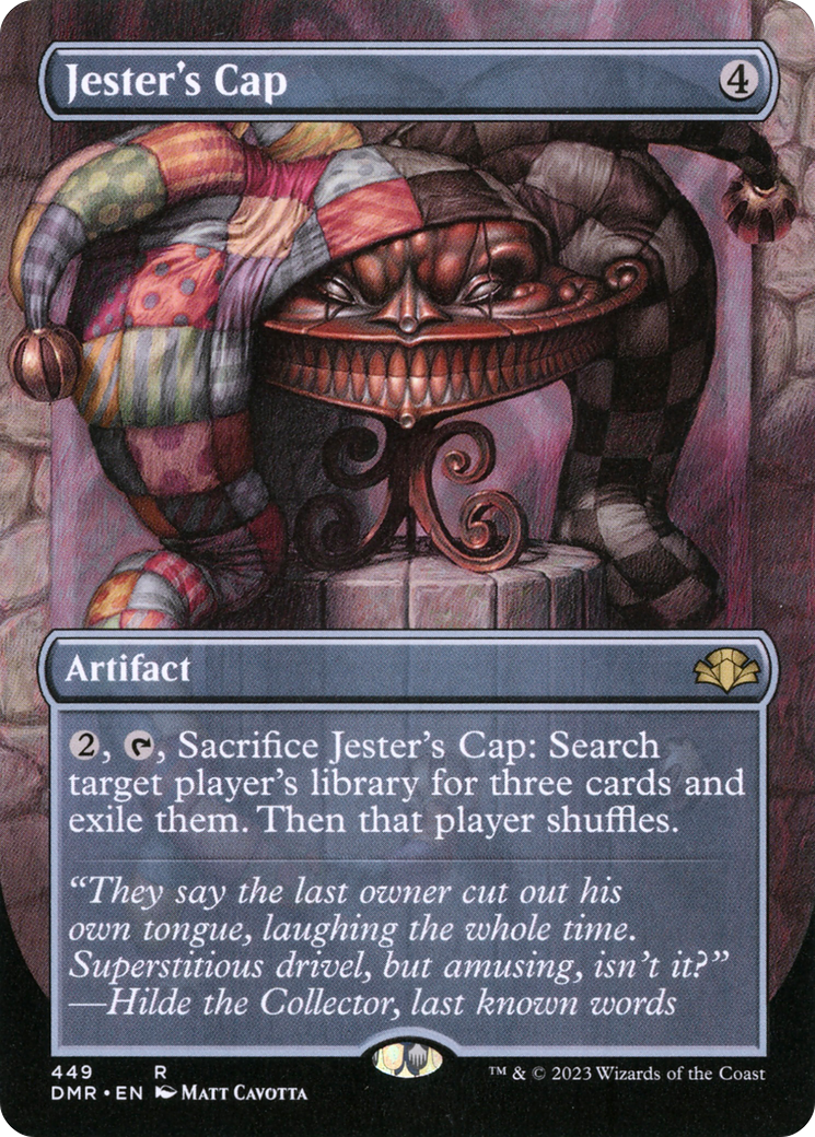 Jester's Cap (DMR-449) [Dominaria Remastered] (Borderless) Foil MTG Single Wizards of the Coast