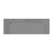 AK Interactive: Silicone Tablecloth Grey 88.5 × 30cm Hobby Brushes AK INTERACTIVE