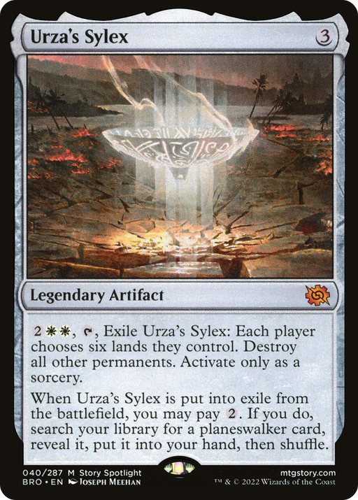 Urza's Sylex (BRO-040) [The Brothers' War] Foil MTG Single Wizards of the Coast