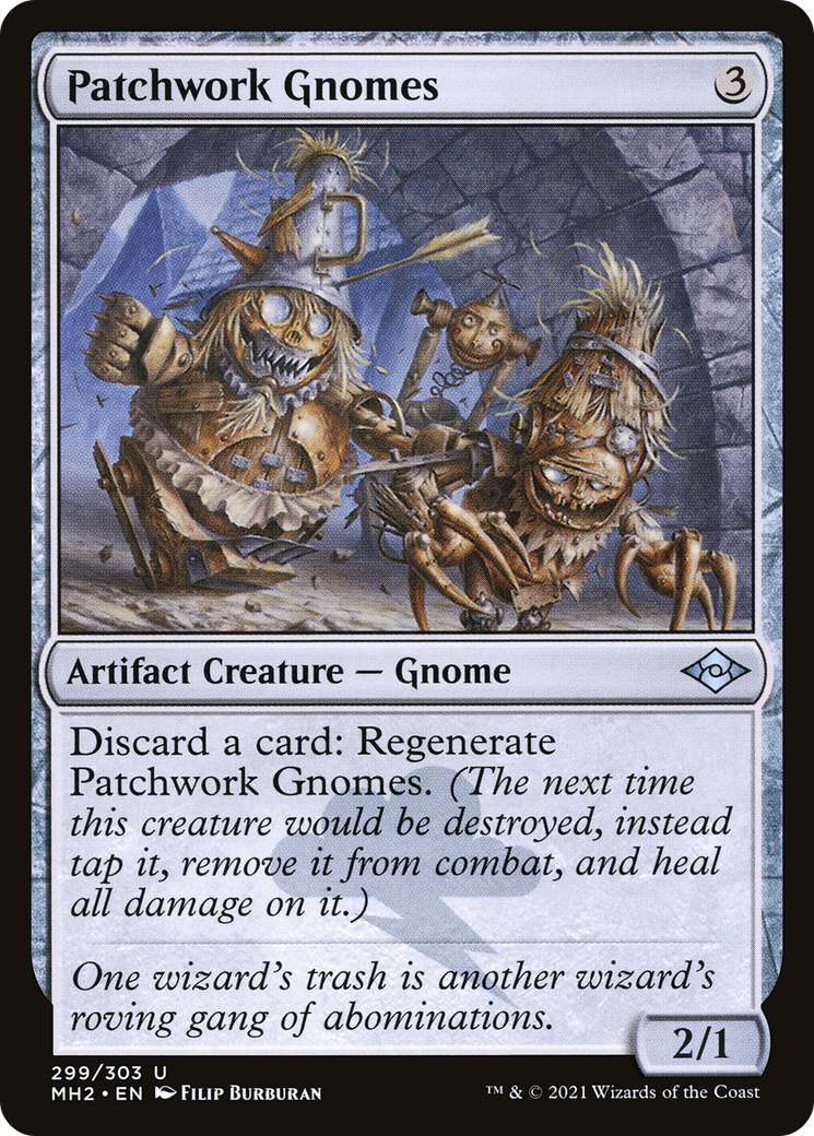 Patchwork Gnomes (MH2-299) [Modern Horizons 2] MTG Single Modern Horizons 2