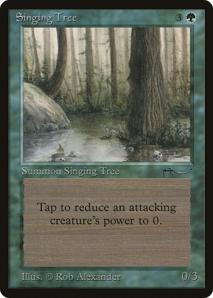 Singing Tree (ARN-054) [Oldschool] Arabian Nights MTG Single Wizards of the Coast