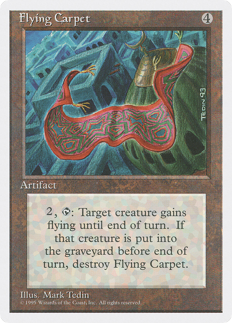 Flying Carpet (4ED-320) [Fourth Edition] MTG Single Wizards of the Coast