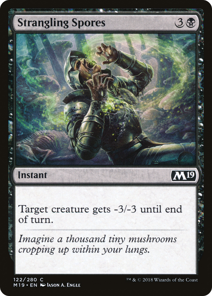 Strangling Spores (M19-122) [Core Set 2019] MTG Single Wizards of the Coast