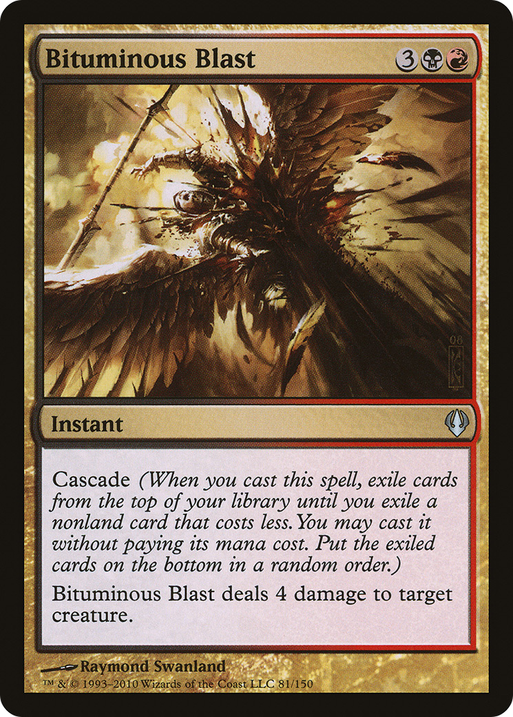 Bituminous Blast (ARC-081) [Misc] Archenemy MTG Single Wizards of the Coast