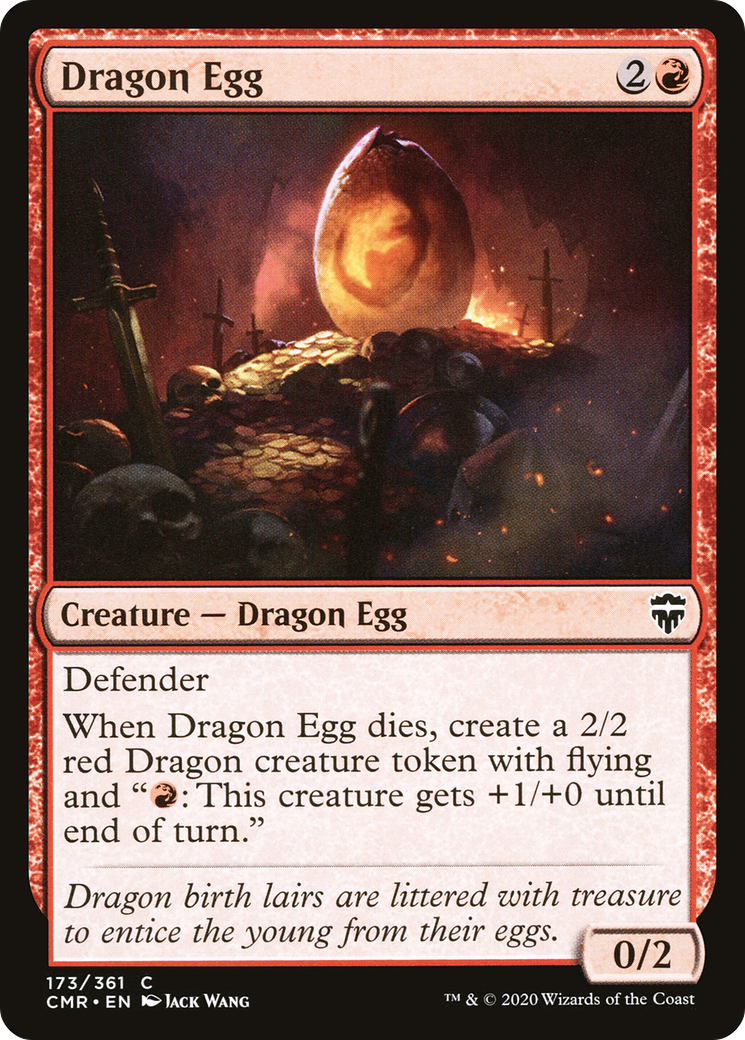 Dragon Egg (CMR-173) [Commander Legends] Foil MTG Single Wizards of the Coast