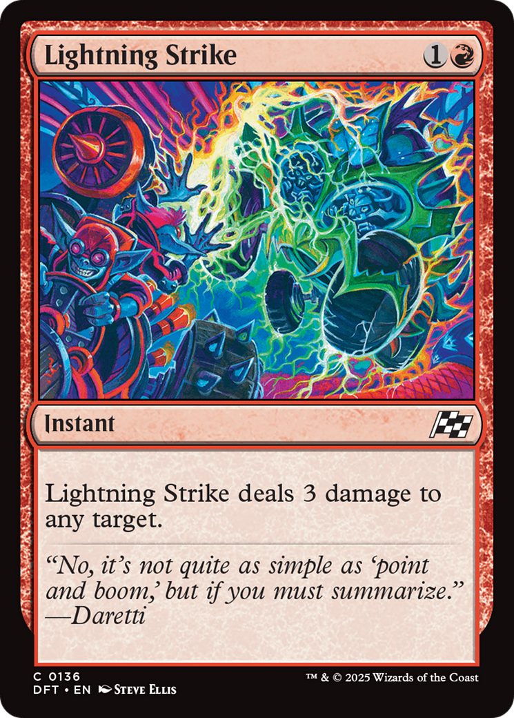 Lightning Strike (DFT-136) [Aetherdrift] MTG Single Wizards of the Coast