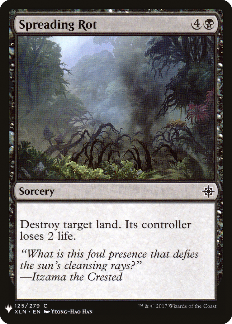 Spreading Rot (LIST-XLN-125) [Mystery Booster] The List MTG Single Wizards of the Coast