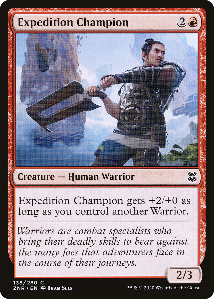Expedition Champion (ZNR-138) [Zendikar Rising] MTG Single Wizards of the Coast