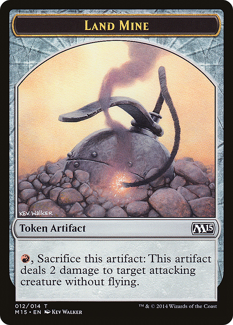 Land Mine (M15-012) [Tokens] Magic 2015 Tokens MTG Single Wizards of the Coast