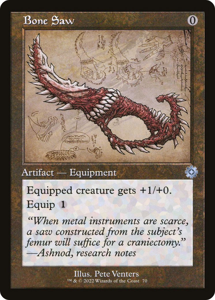 Bone Saw (BRR-070) [The Brothers' War Retro Artifacts] MTG Single Wizards of the Coast