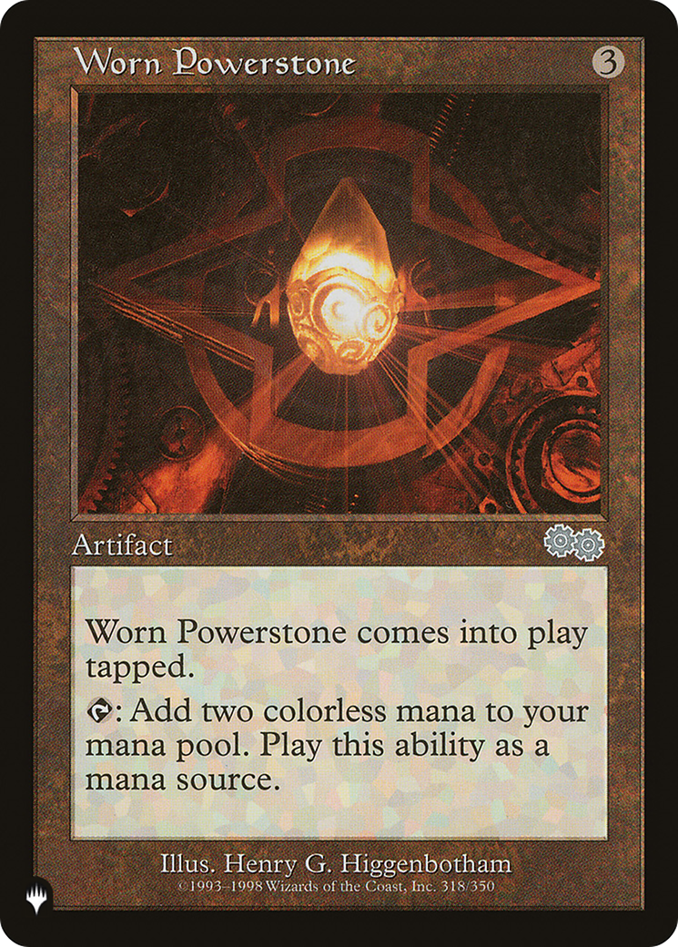 Worn Powerstone (LIST-318/350) [Mystery Booster] The List MTG Single Wizards of the Coast