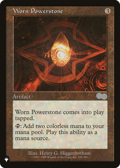 Worn Powerstone (LIST-318/350) [Mystery Booster] The List MTG Single Wizards of the Coast