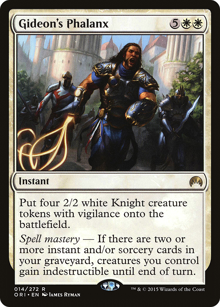 Gideon's Phalanx (ORI-014) [Magic Origins] Foil MTG Single Wizards of the Coast