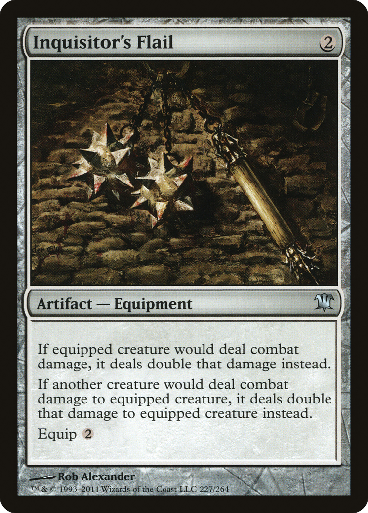 Inquisitor's Flail (ISD-227) [Innistrad] Foil MTG Single Wizards of the Coast