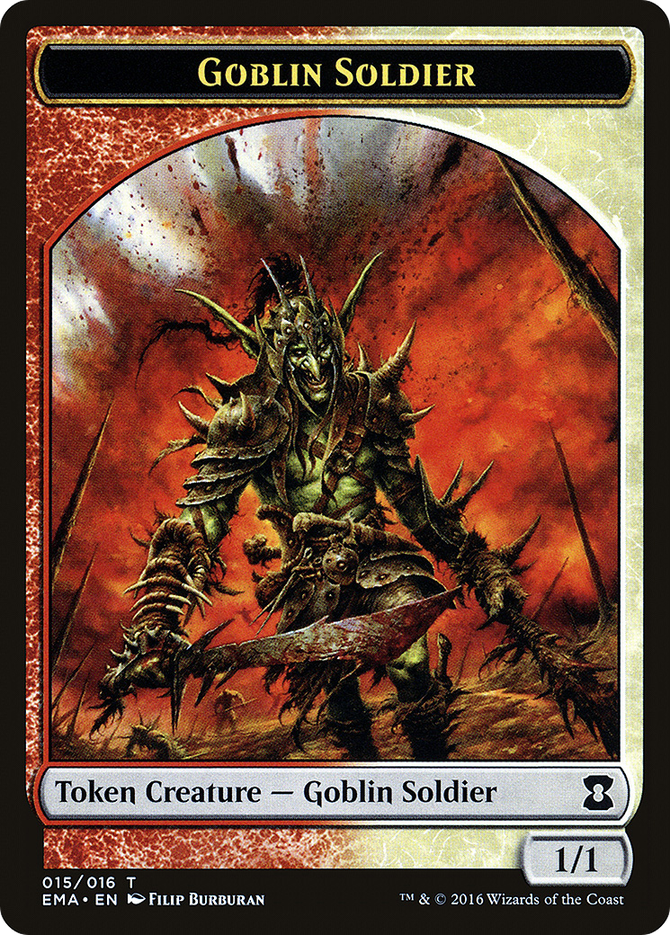 Goblin Soldier (EMA-015) [Tokens] Eternal Masters Tokens MTG Single Wizards of the Coast