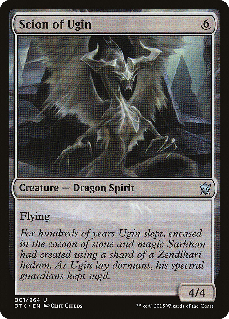 Scion of Ugin (DTK-001) [Dragons of Tarkir] MTG Single Wizards of the Coast