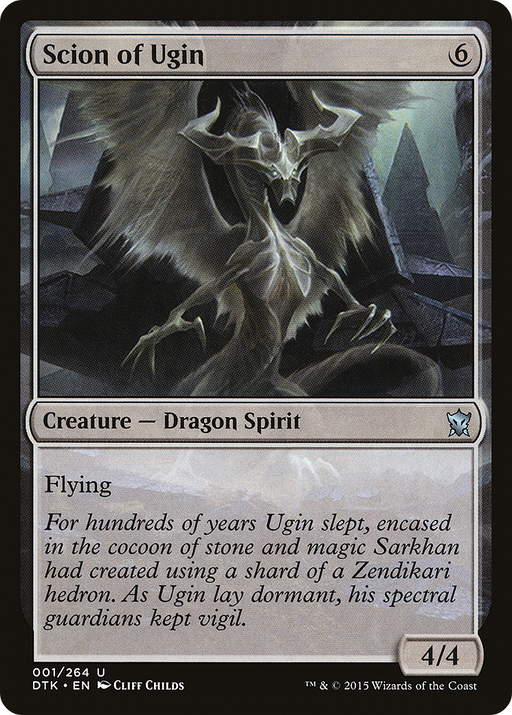Scion of Ugin (DTK-001) [Dragons of Tarkir] MTG Single Wizards of the Coast
