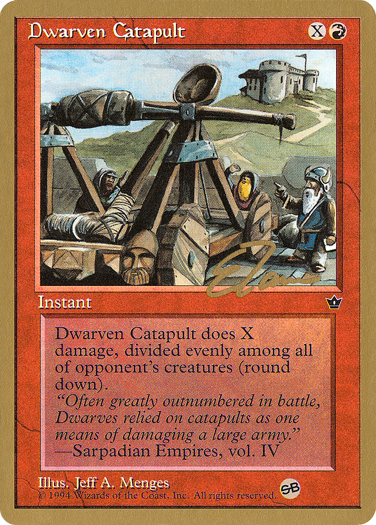 Dwarven Catapult (WCD-ET51SB) [Misc] Pro Tour Collector Set MTG Single Wizards of the Coast