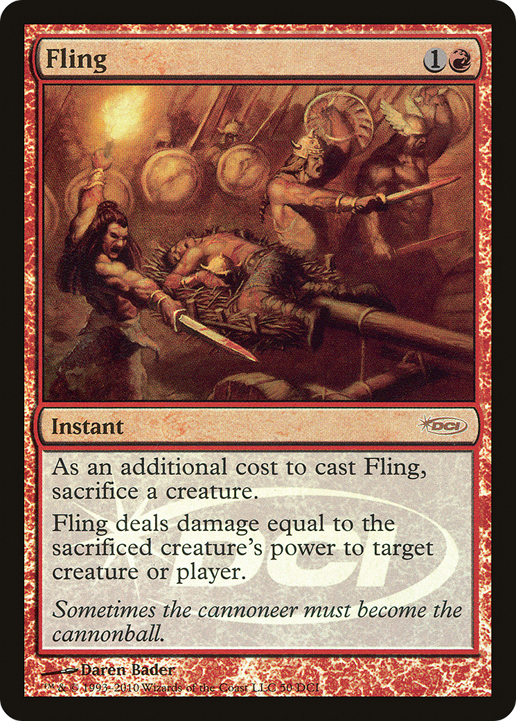 Fling (WPN-050) [Misc] DCI Promos Foil MTG Single Wizards of the Coast
