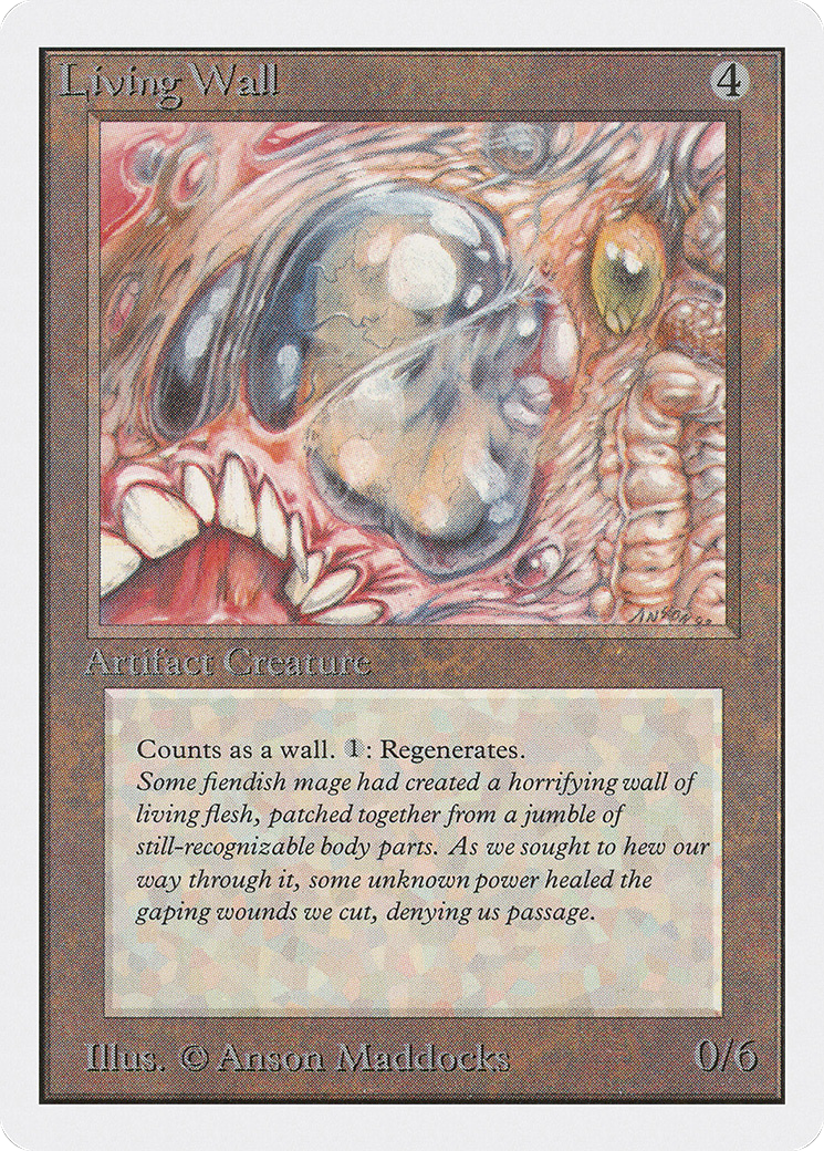 Living Wall (2ED-259) [Oldschool] Unlimited Edition MTG Single Wizards of the Coast