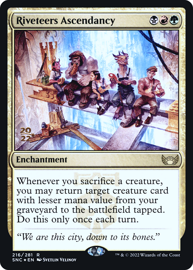 Riveteers Ascendancy (PRE-216S) [Streets of New Capenna Promos] Foil MTG Single Wizards of the Coast