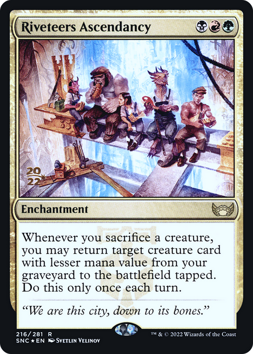 Riveteers Ascendancy (PRE-216S) [Streets of New Capenna Promos] Foil MTG Single Wizards of the Coast
