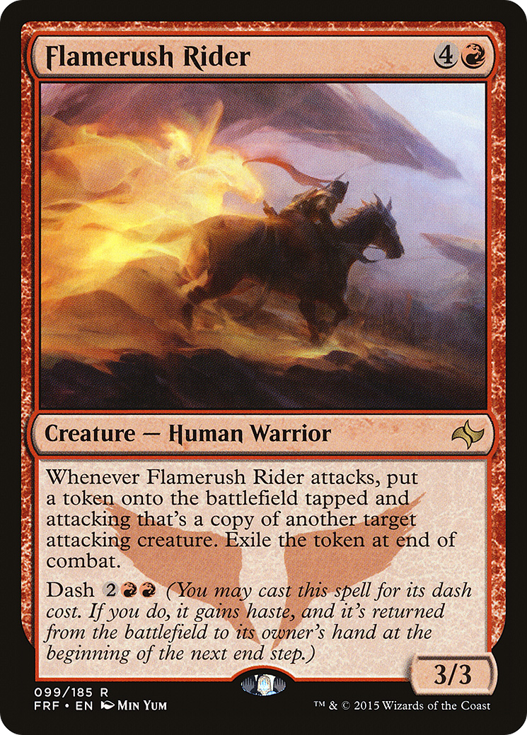 Flamerush Rider (FRF-099) [Fate Reforged] MTG Single Wizards of the Coast
