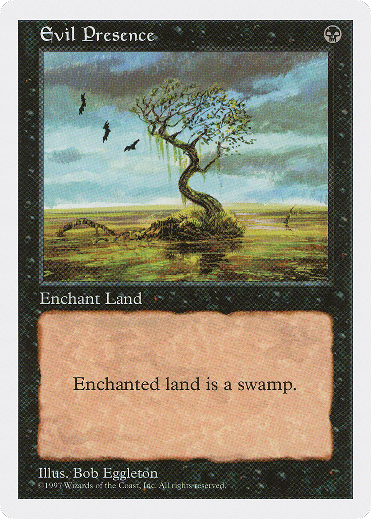 Evil Presence (5ED-160) [Fifth Edition] MTG Single Wizards of the Coast