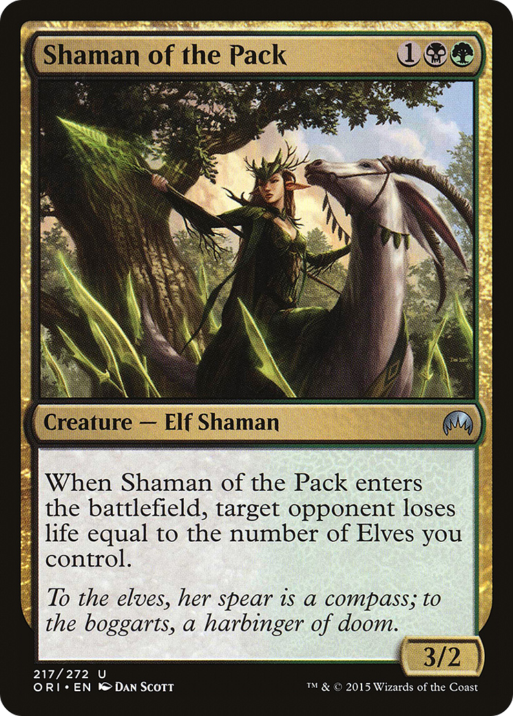 Shaman of the Pack (ORI-217) [Magic Origins] Foil MTG Single Wizards of the Coast