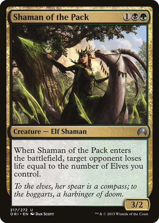 Shaman of the Pack (ORI-217) [Magic Origins] Foil MTG Single Wizards of the Coast