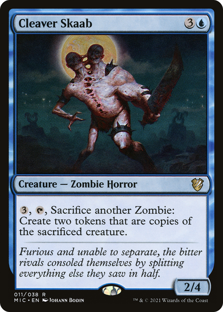 Cleaver Skaab (MIC-011) [Midnight Hunt Commander] MTG Single Wizards of the Coast