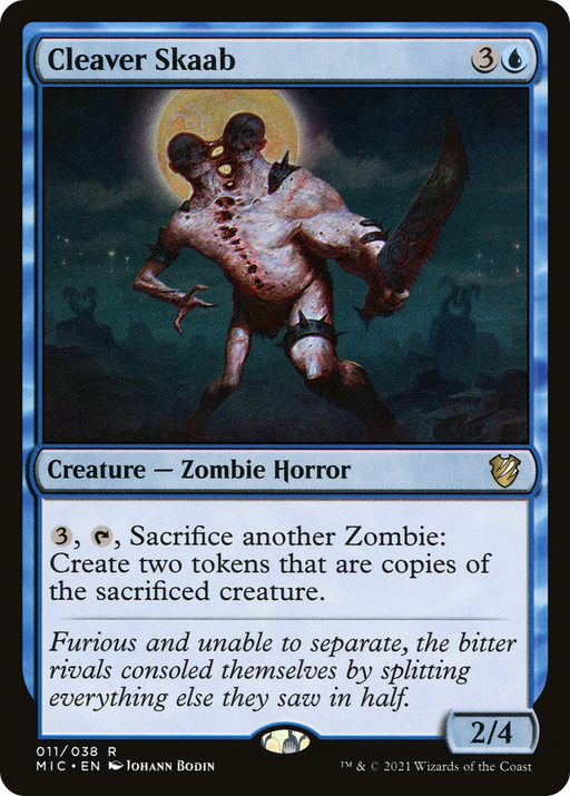 Cleaver Skaab (MIC-011) [Midnight Hunt Commander] MTG Single Wizards of the Coast