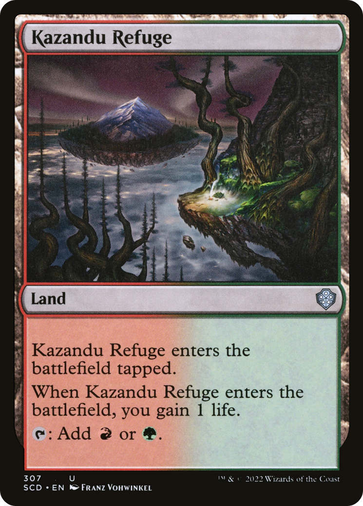 Kazandu Refuge (SCD-307) [Starter Commander Decks] MTG Single Wizards of the Coast