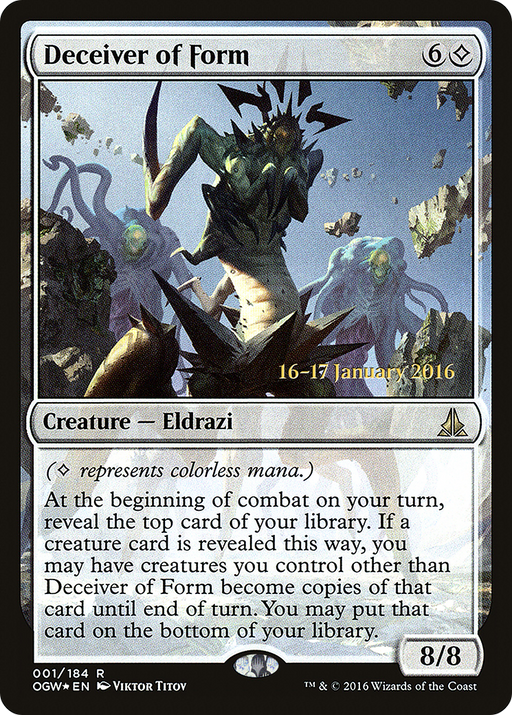 Deceiver of Form (PRE-001) [Oath of the Gatewatch Promos] Foil MTG Single Wizards of the Coast