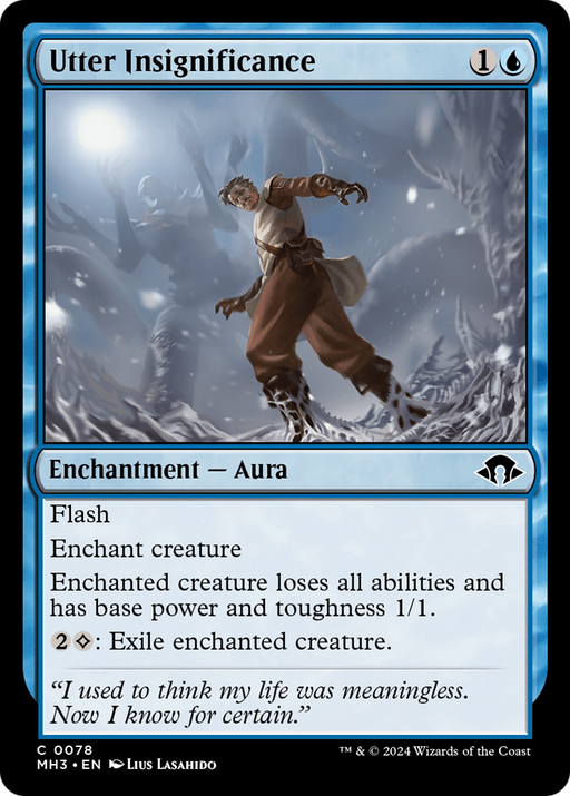 Utter Insignificance (MH3-078) [Modern Horizons 3] Foil MTG Single Modern Horizons 3