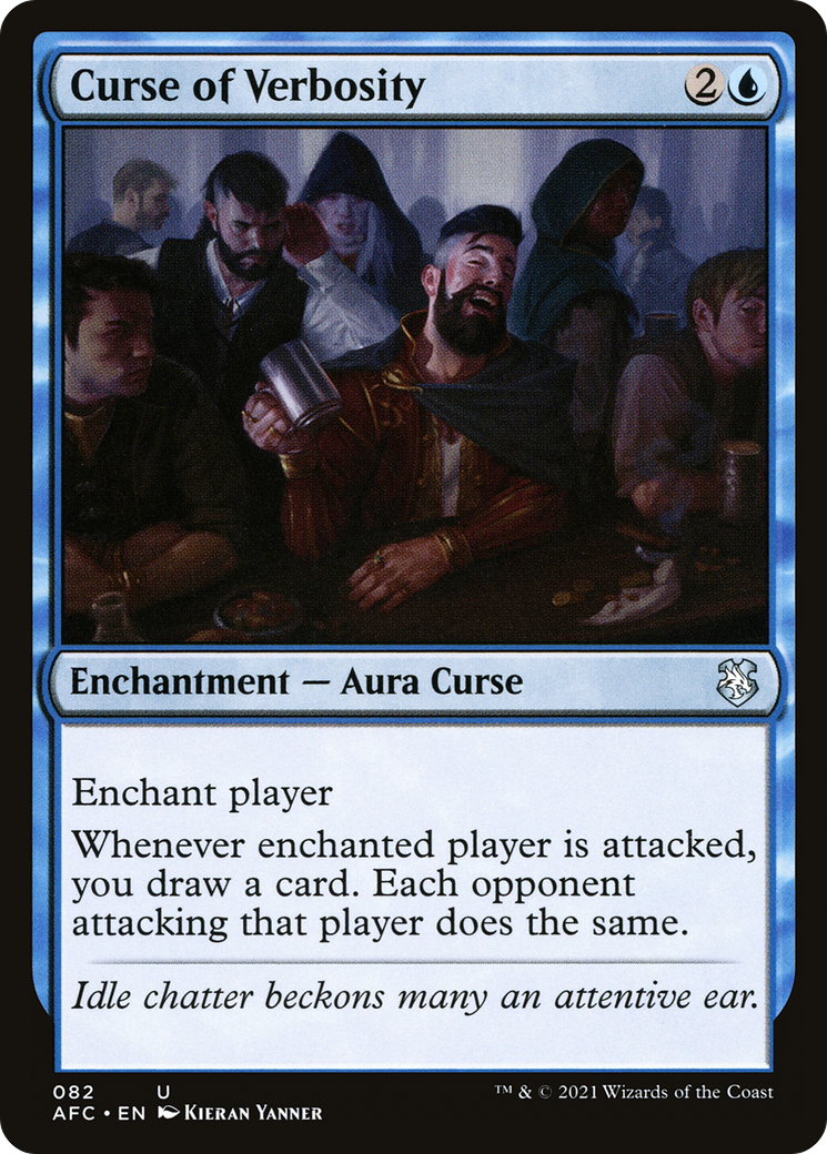 Curse of Verbosity (AFC-082) [Forgotten Realms Commander] MTG Single Wizards of the Coast