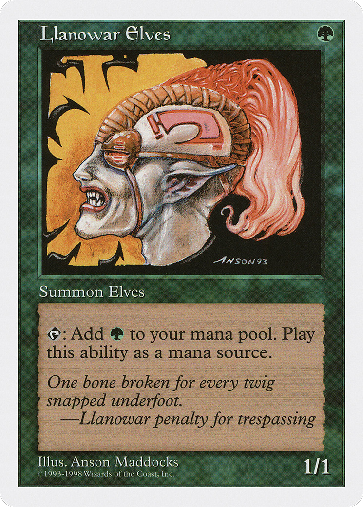 Llanowar Elves (ATH-059) [Anthologies] MTG Single Wizards of the Coast