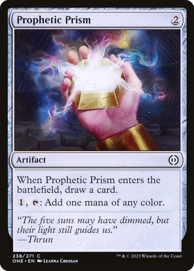 Prophetic Prism (ONE-238) [Phyrexia: All Will Be One] Foil MTG Single Wizards of the Coast