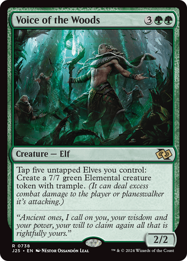 Voice of the Woods (J25-738) [Foundations Jumpstart] MTG Single Wizards of the Coast