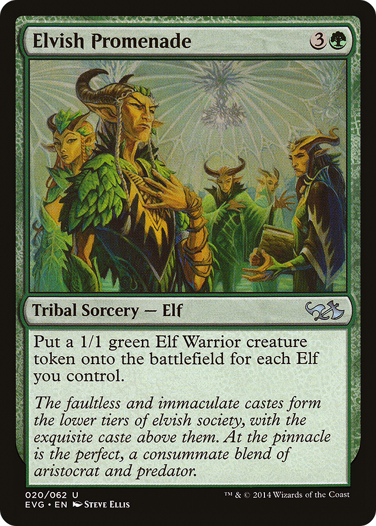 Elvish Promenade (DD3-020) [Misc] Duel Decks Anthology: Elves vs. Goblins MTG Single Wizards of the Coast